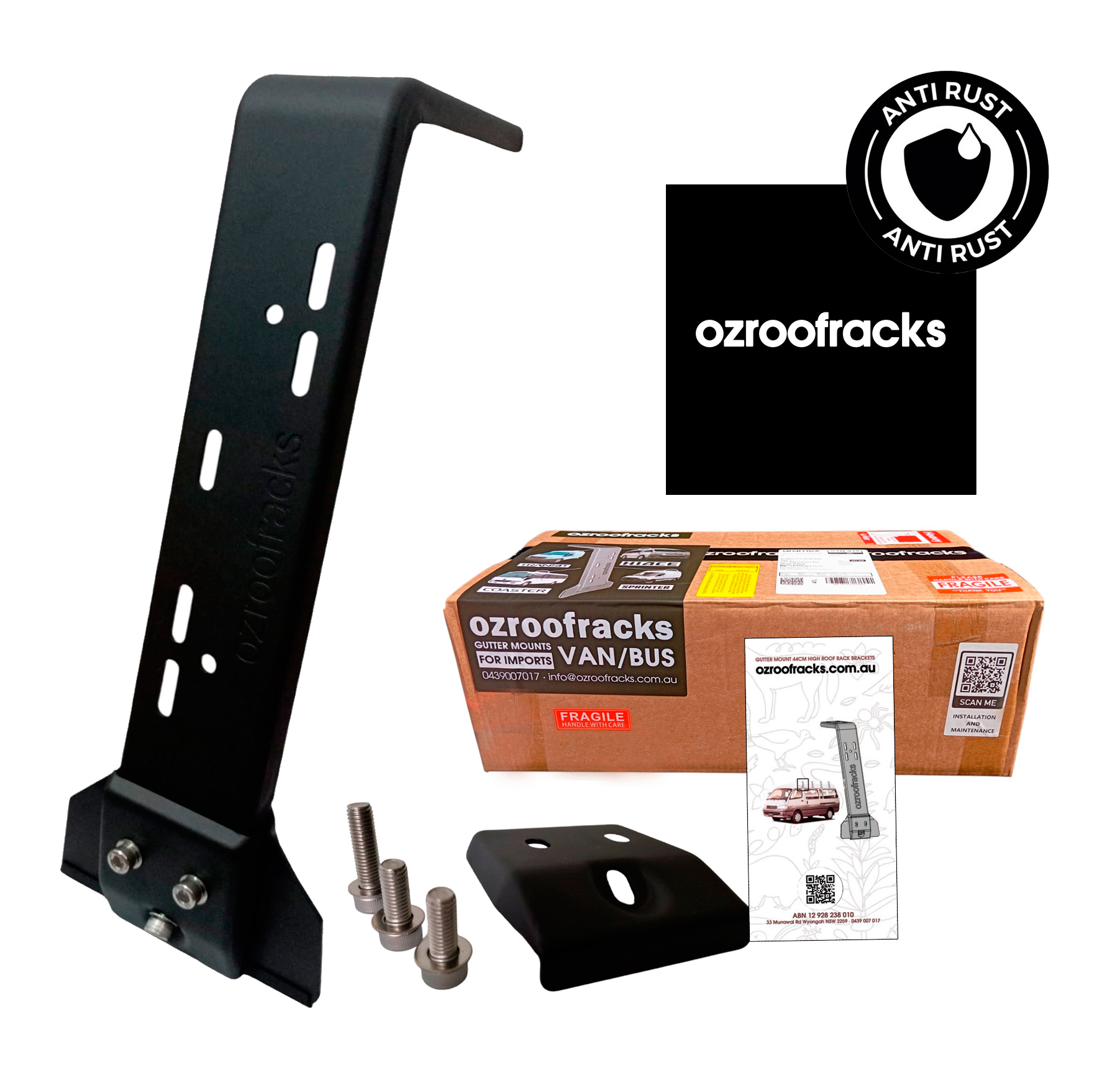 Ozroofracks | Gutter Mount Roof Bars