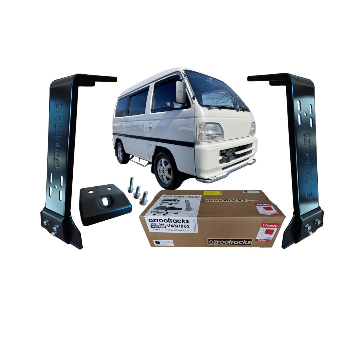 8x OZ44 Carbon Steel Brackets Ozroofracks