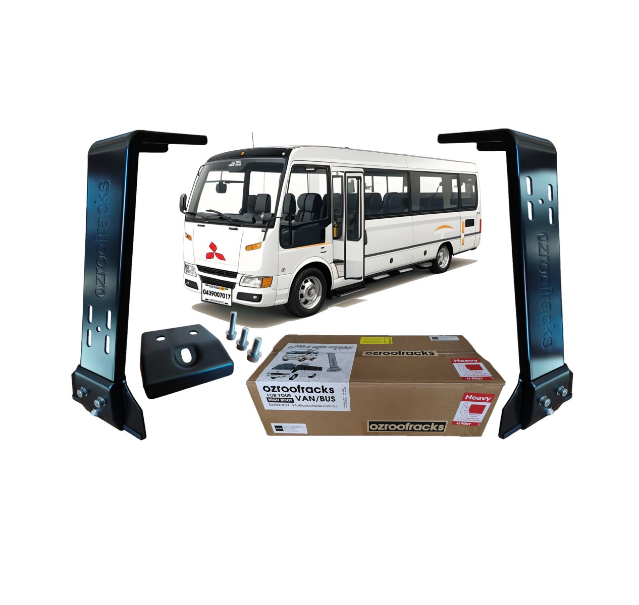 12x OZ44 Carbon Steel Brackets Ozroofracks