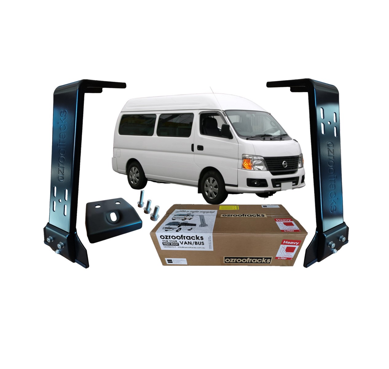 6x OZ44 Carbon Steel Brackets Ozroofracks