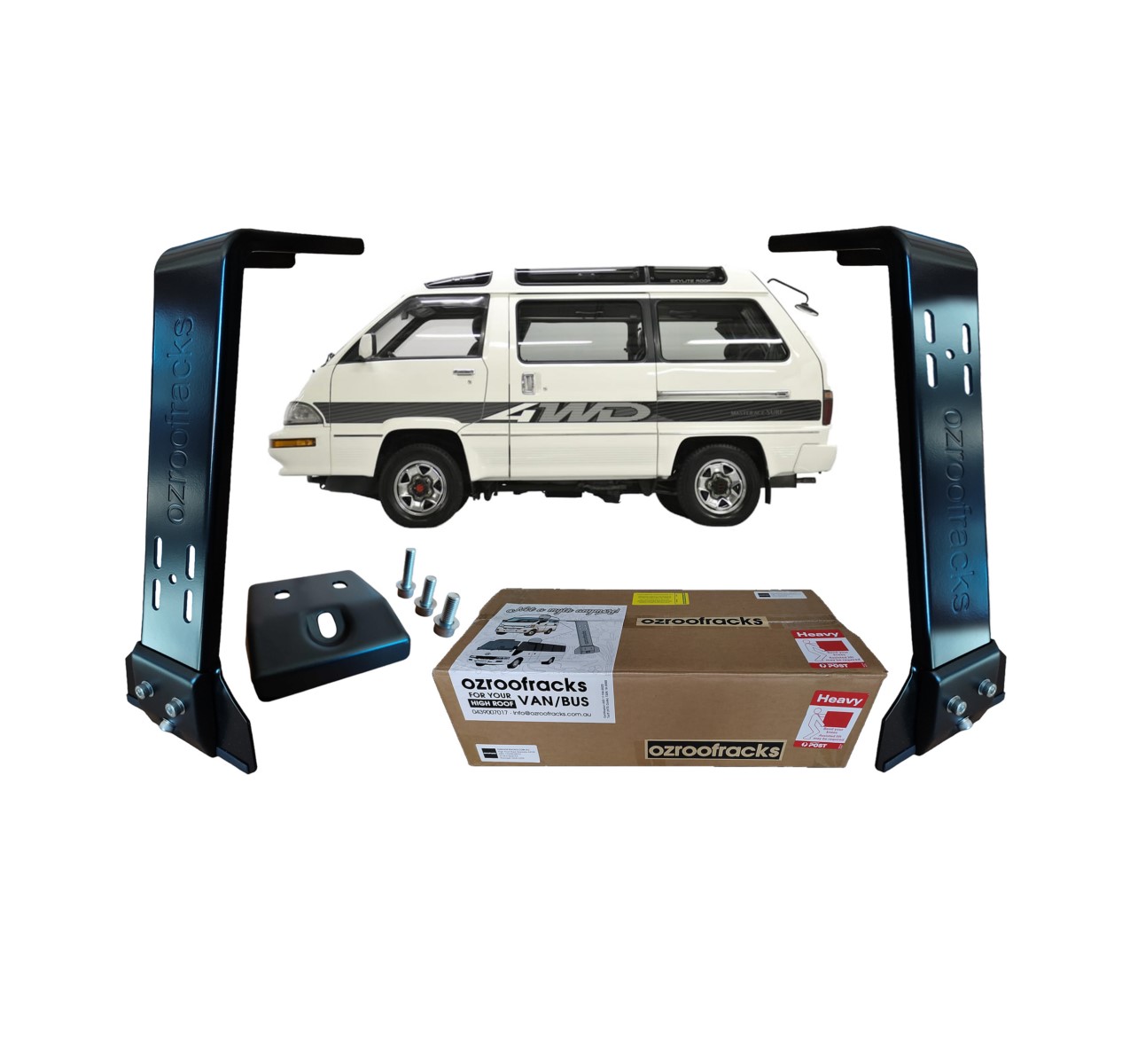 12x OZ44 Carbon Steel Brackets Ozroofracks